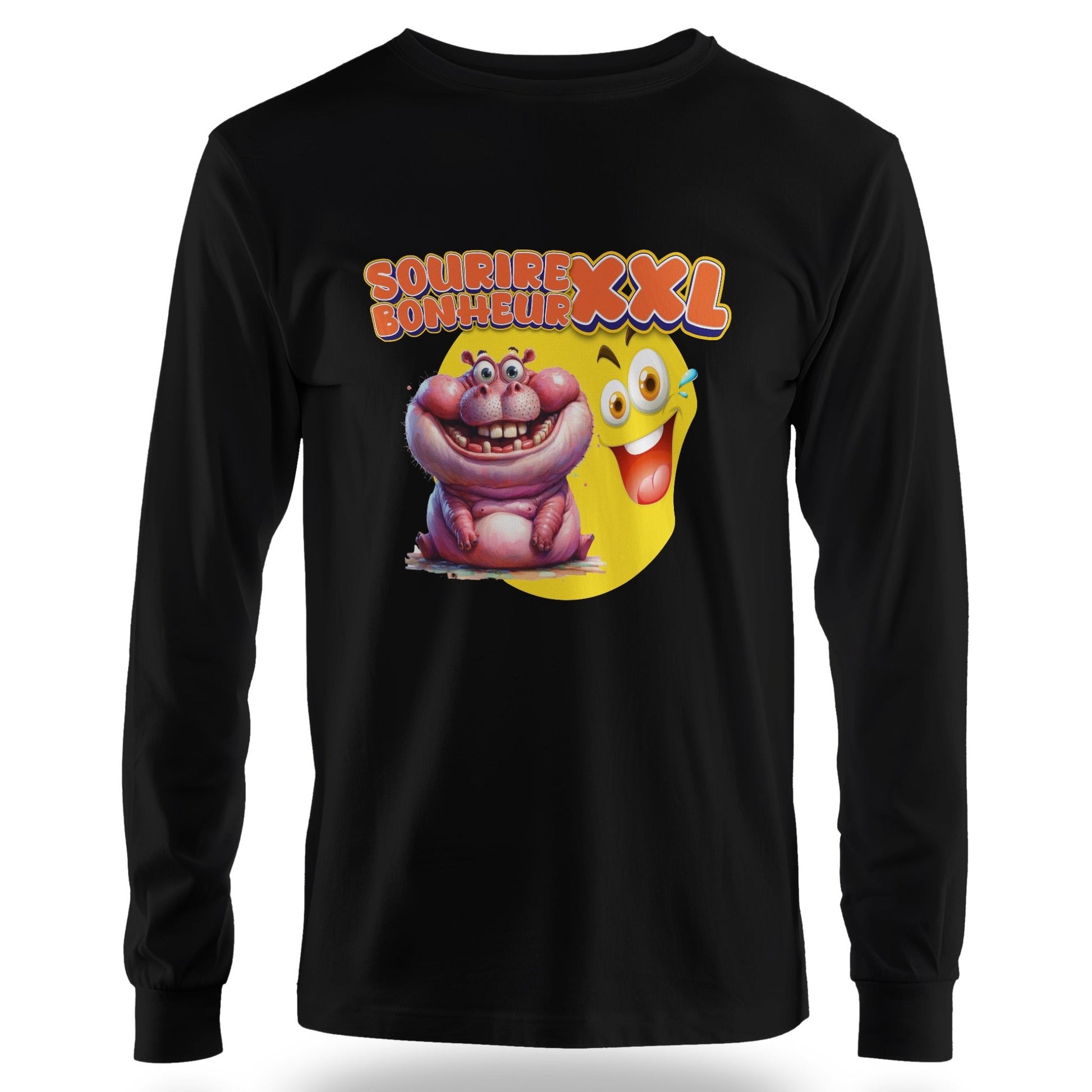 T-Shirt Design Humour Personnalisé - Sourire XXL, bonheur XXL - MiniLook