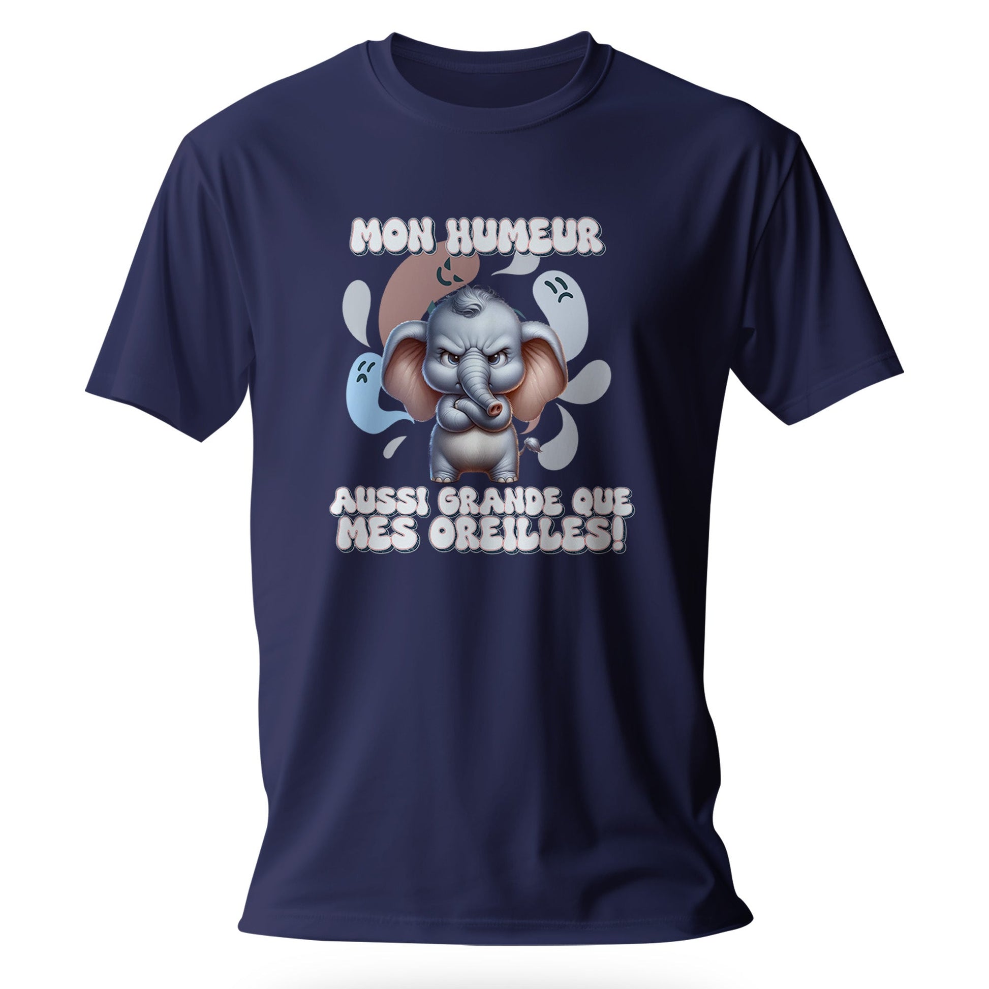 T-shirt humoristique Mon humeur… aussi grande que mes oreilles ! - MiniLook