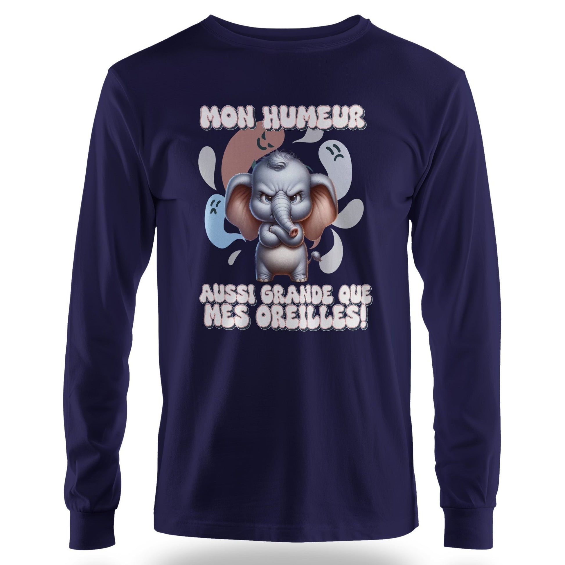 T-shirt humoristique Mon humeur… aussi grande que mes oreilles ! - MiniLook