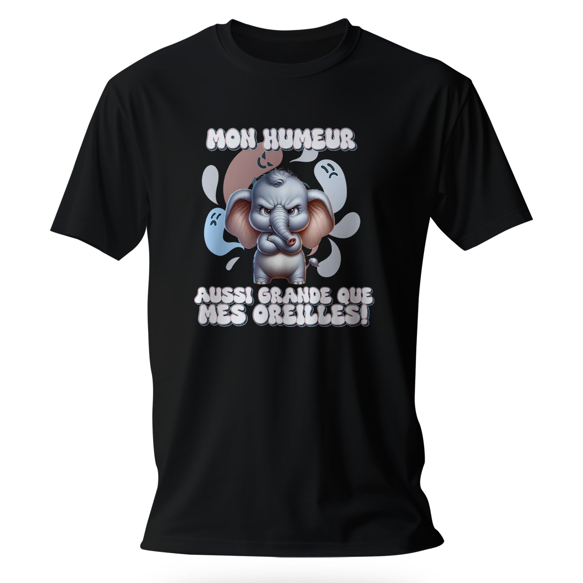 T-shirt humoristique Mon humeur… aussi grande que mes oreilles ! - MiniLook