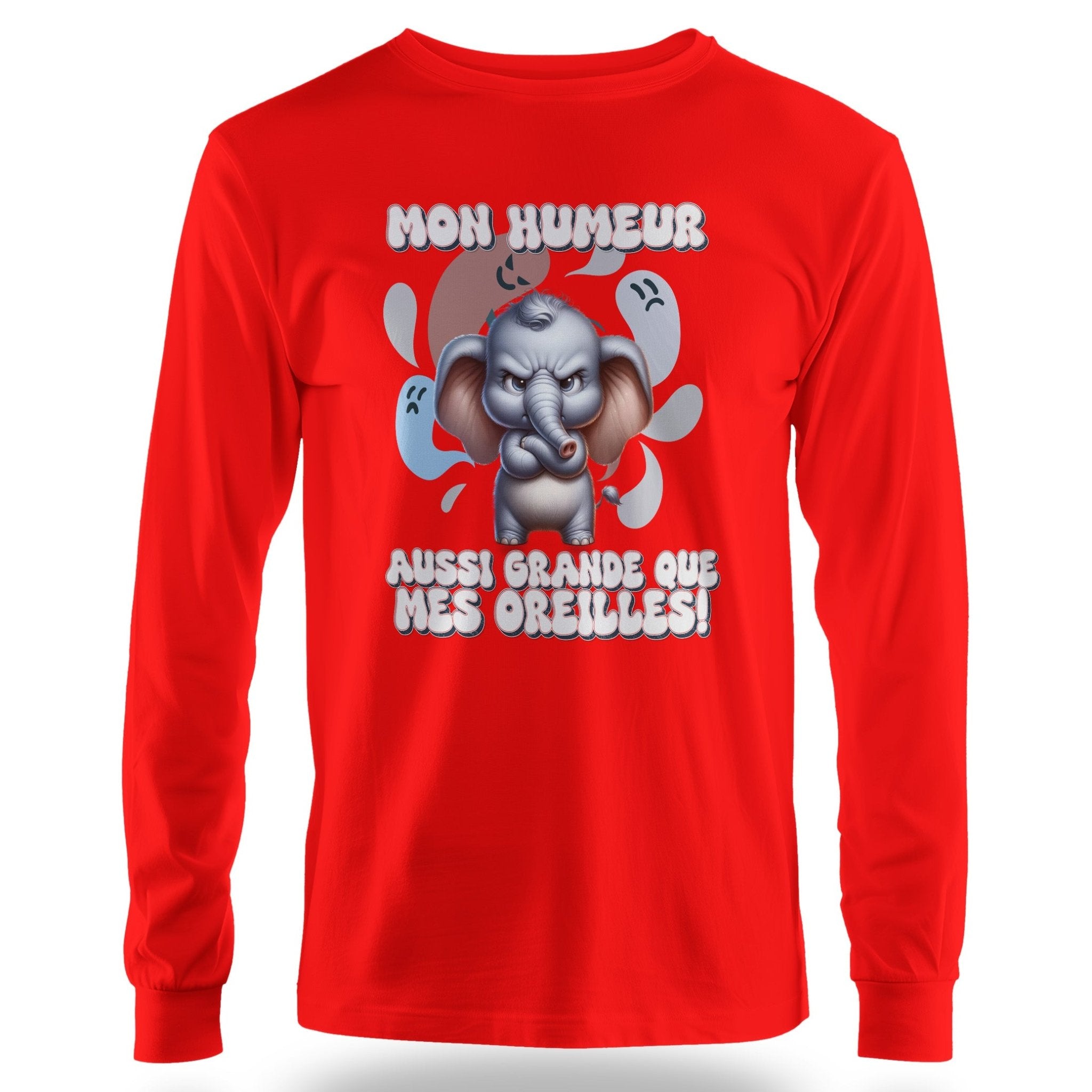 T-shirt humoristique Mon humeur… aussi grande que mes oreilles ! - MiniLook