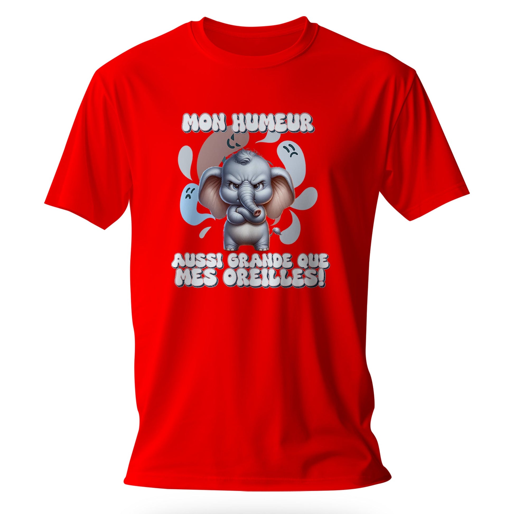 T-shirt humoristique Mon humeur… aussi grande que mes oreilles ! - MiniLook