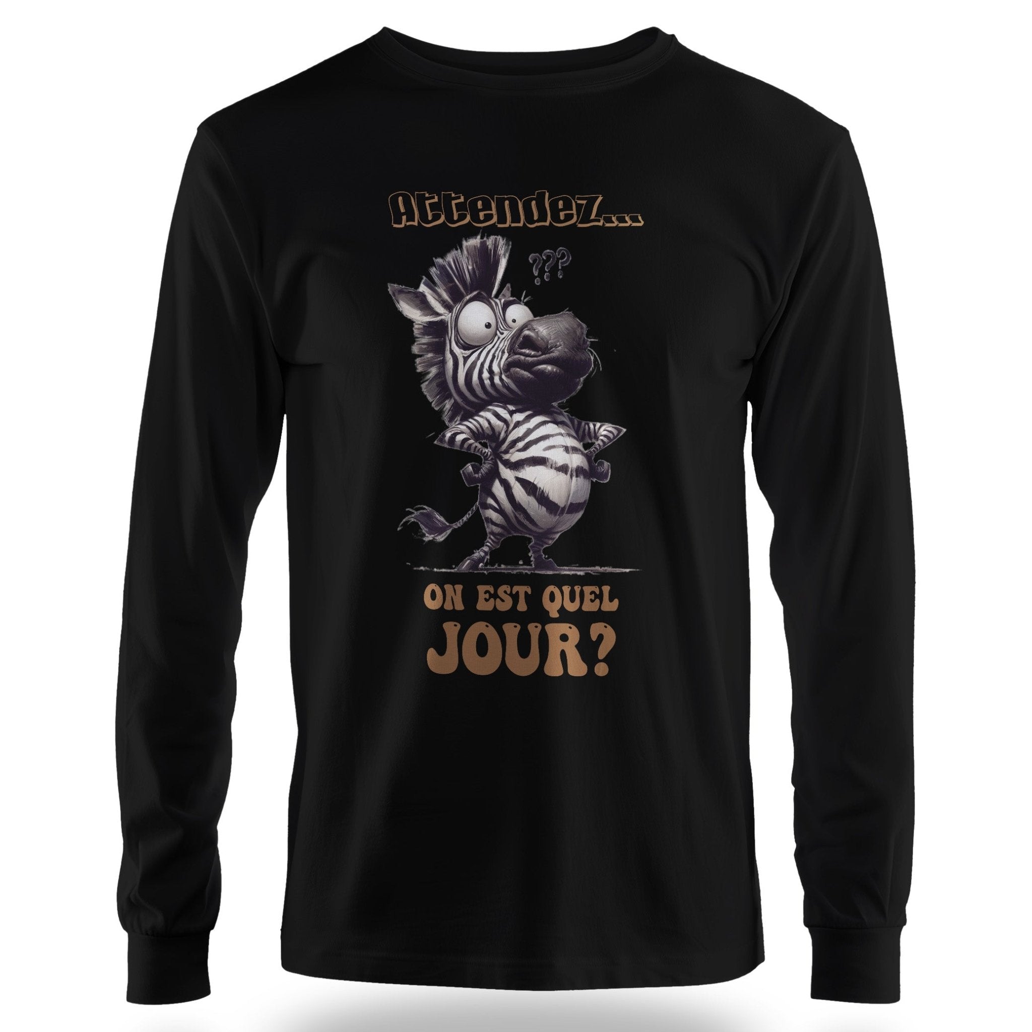 T-shirt Humour Homme - Attendez... On est quel jour - MiniLook