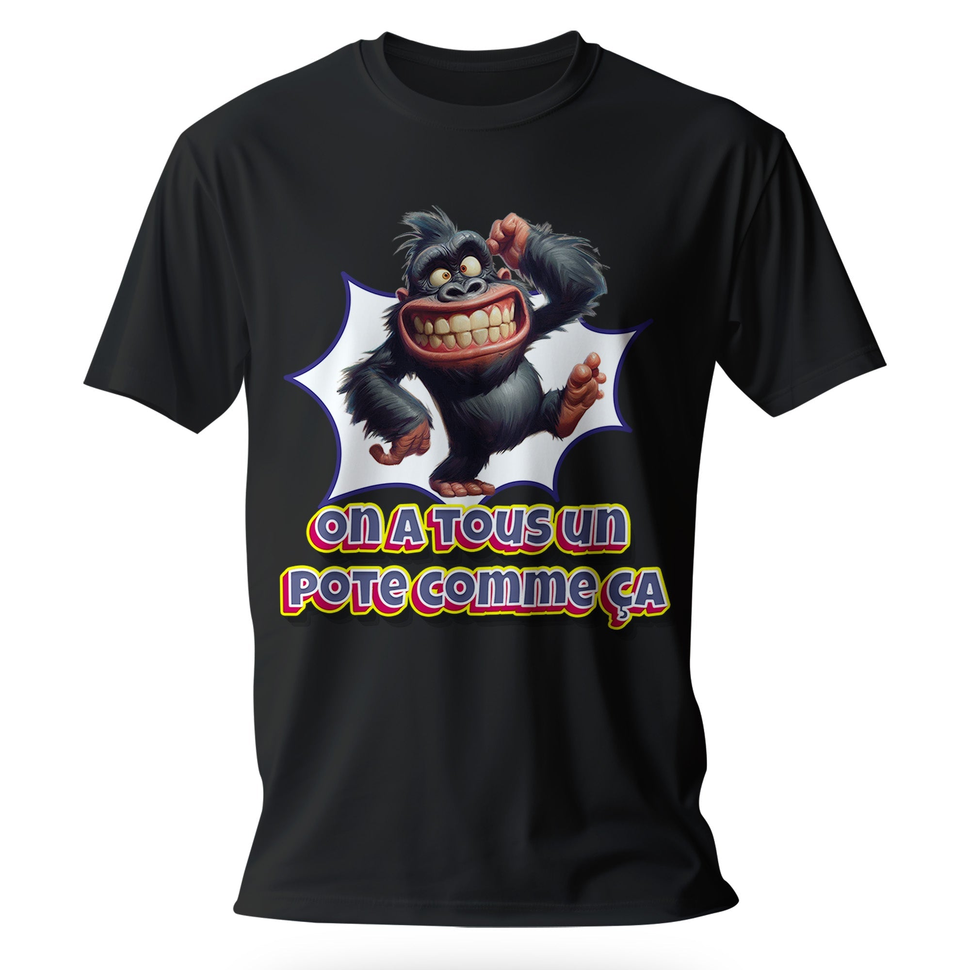 T-shirt Humour Homme - On a tous un pote comme ça - MiniLook