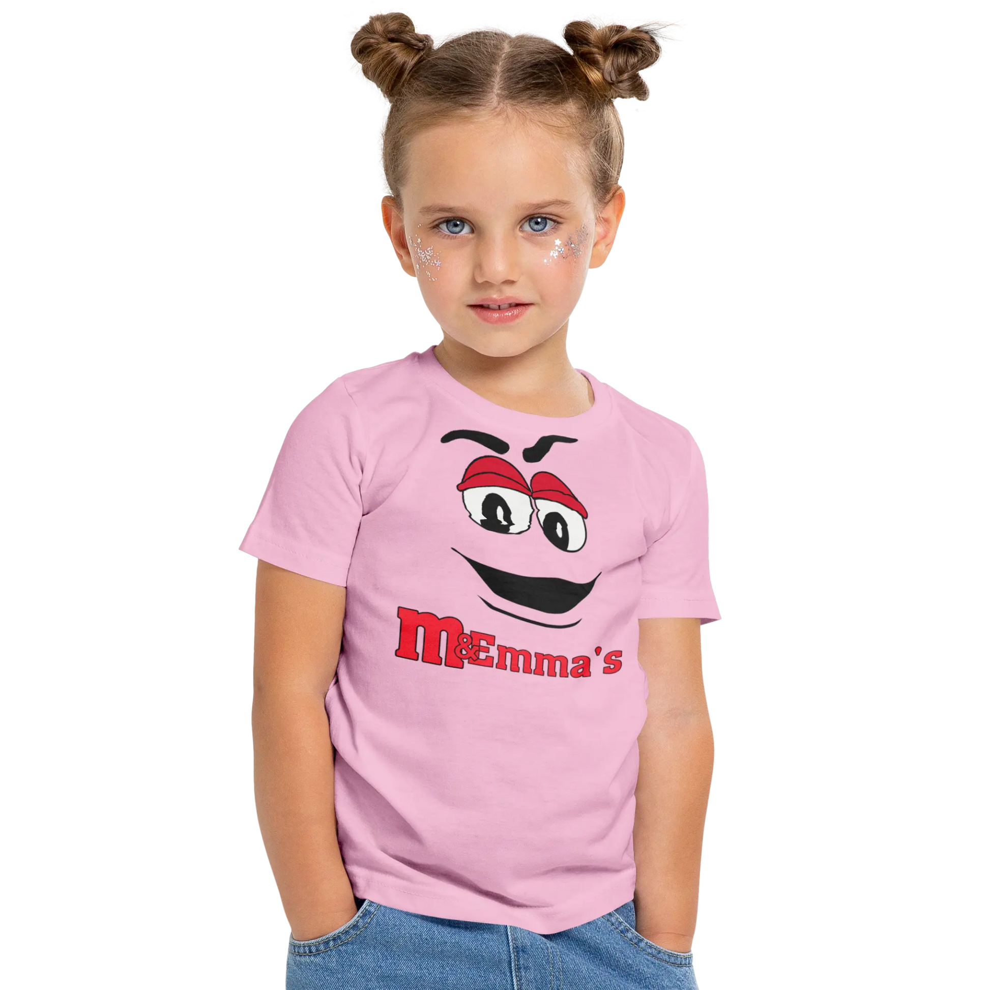 T shirt personnalisé – Bonbon souriant en maxi format avec prénom - MiniLook