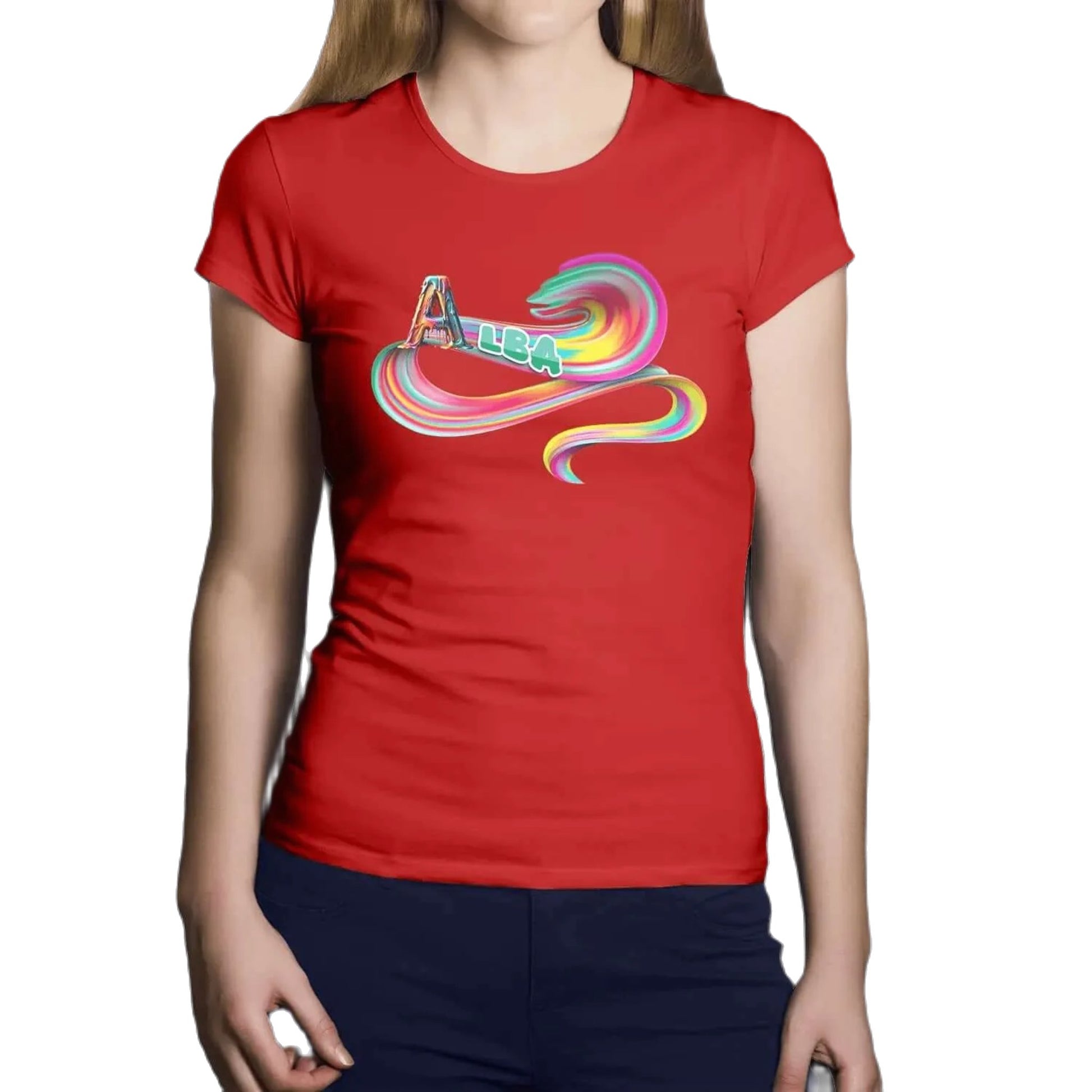 T shirt personnalisé femme – Prénom avec design couleur bonbon - MiniLook