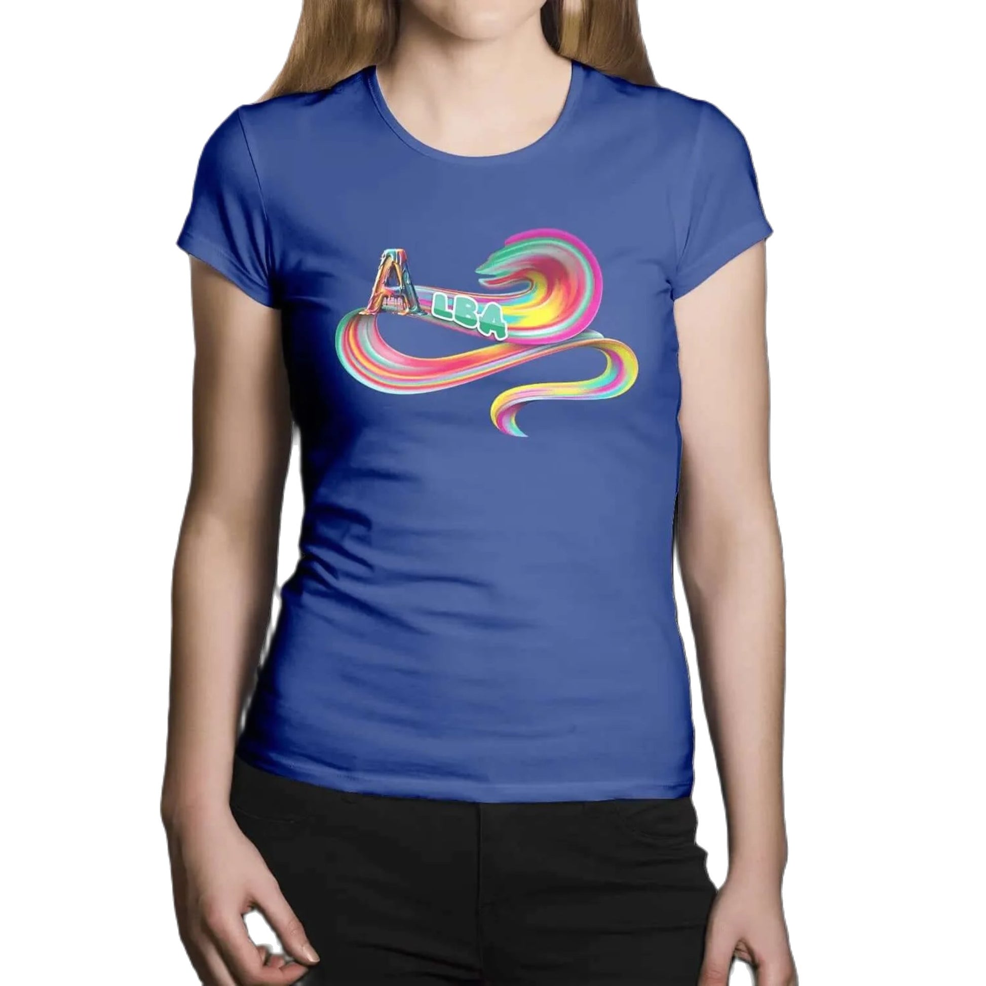 T shirt personnalisé femme – Prénom avec design couleur bonbon - MiniLook