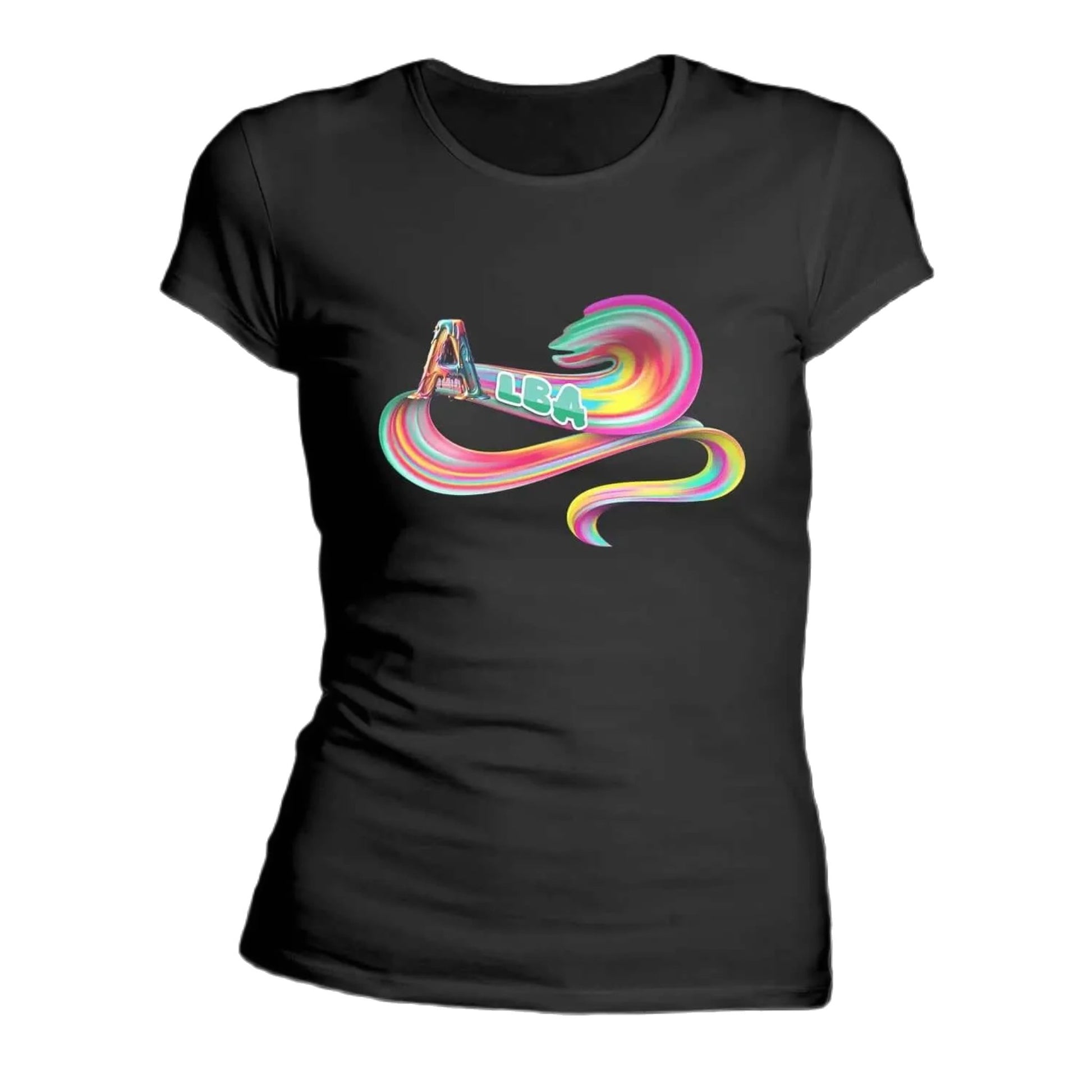 T shirt personnalisé femme – Prénom avec design couleur bonbon - MiniLook