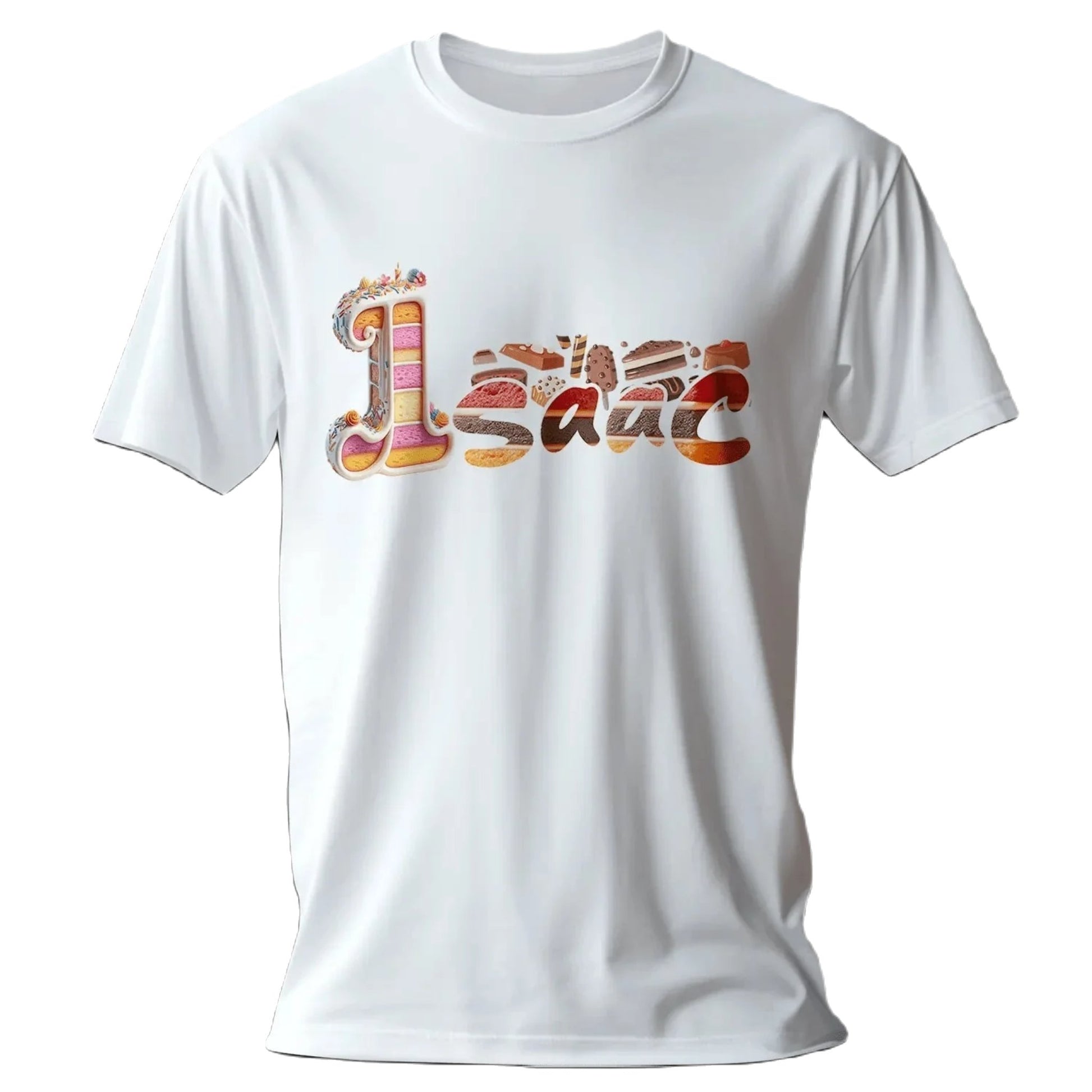 T shirt personnalisé garçon – Design gâteau pâtisserie avec prénom - MiniLook