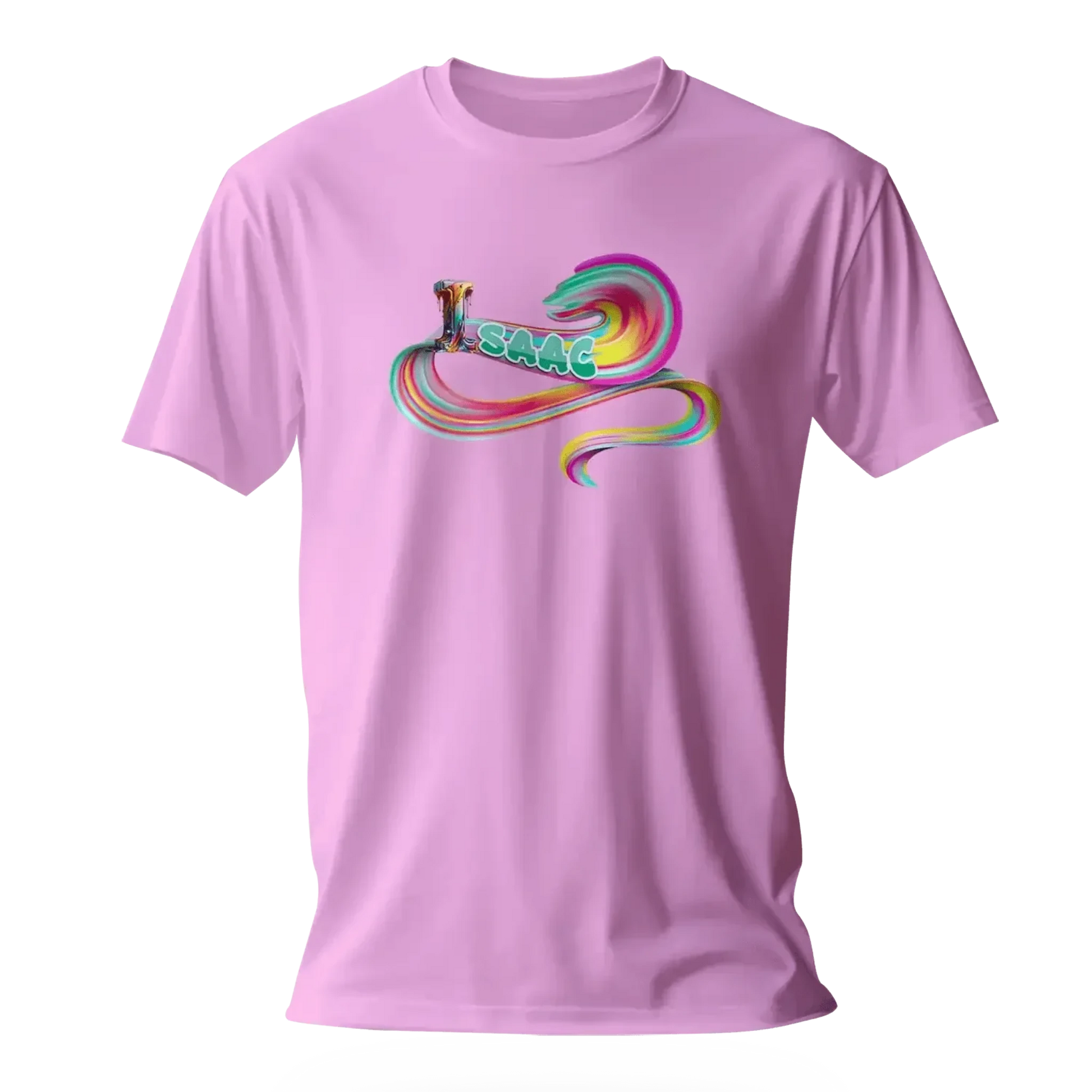 T shirt personnalisé garçon – Prénom avec design artistique de peinture colorée - MiniLook