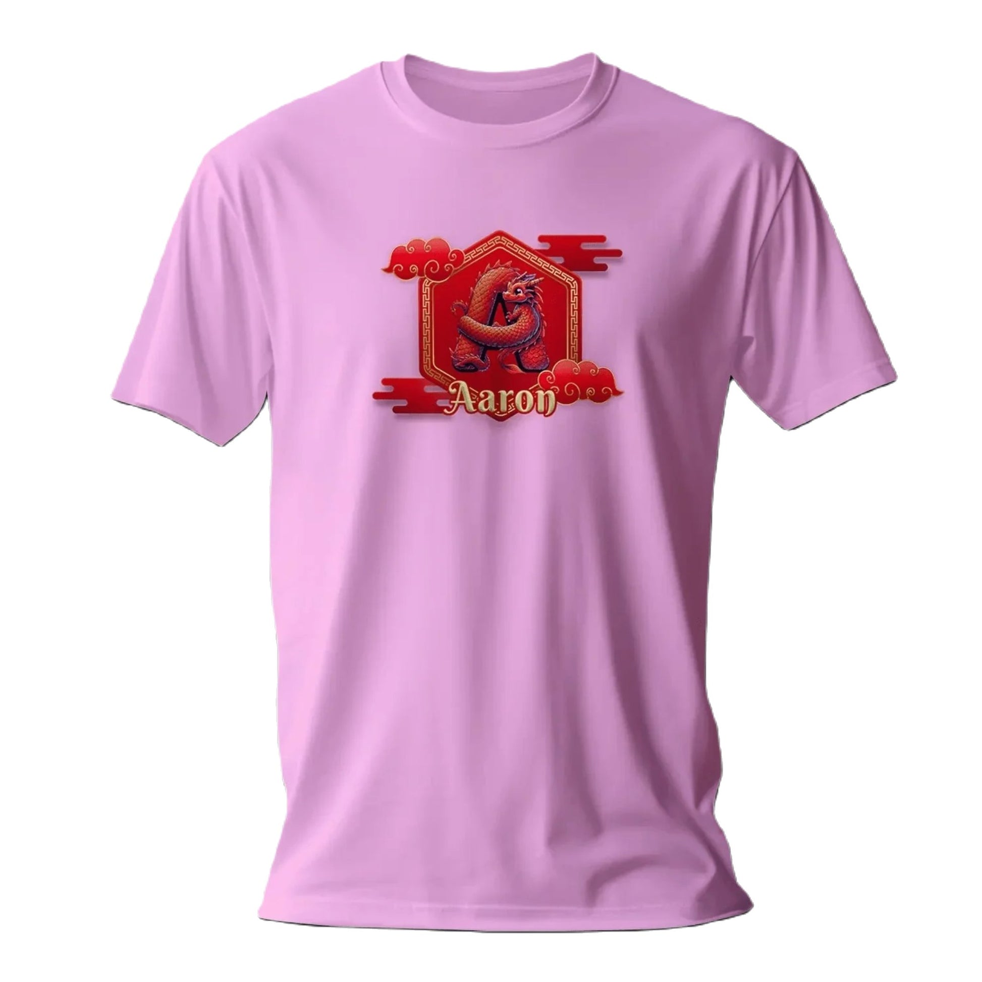 T shirt personnalisé garçon – Prénom et initiale avec design royal dragon - MiniLook