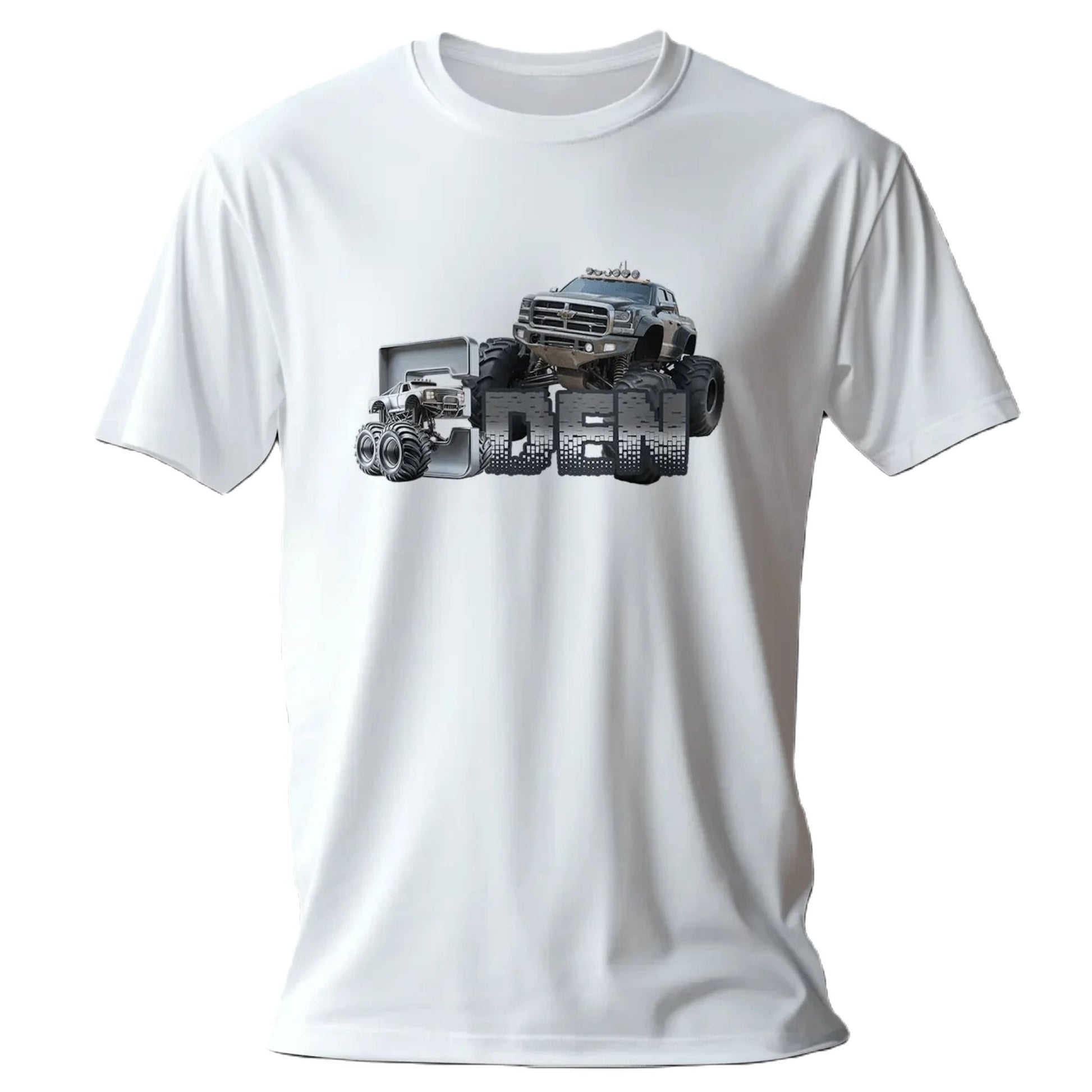 T shirt personnalisé garçon – Voiture de course avec nom - MiniLook