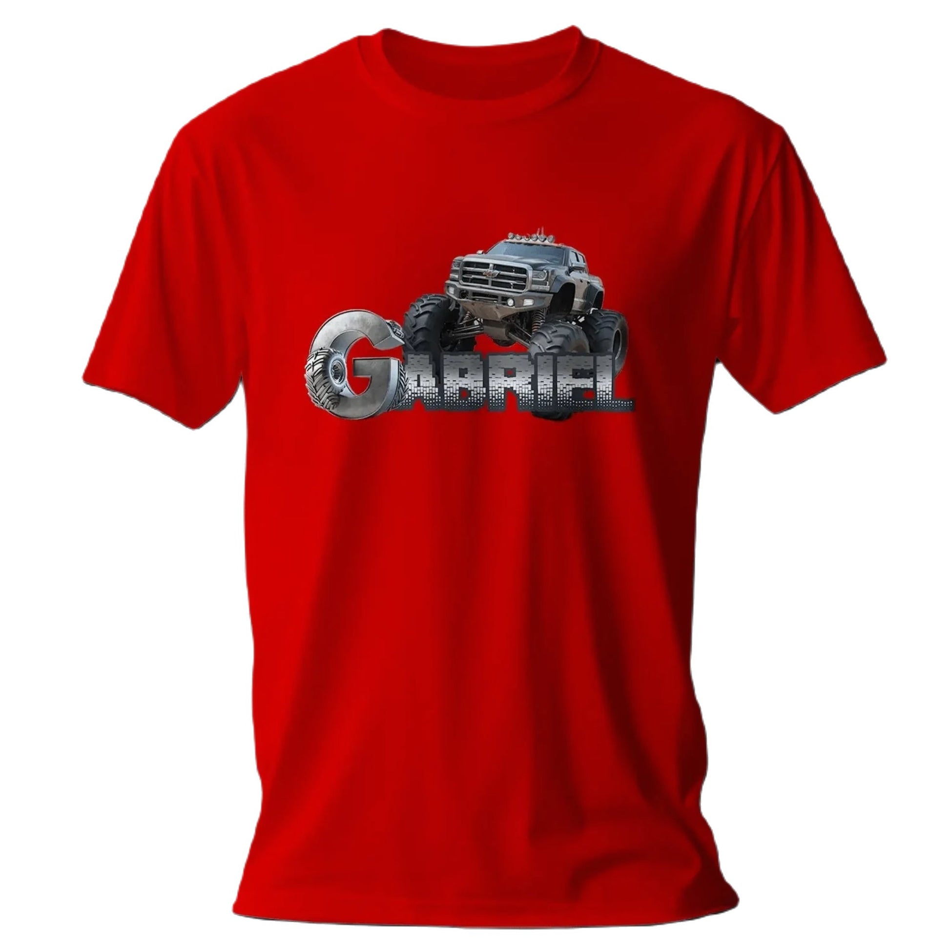 T shirt personnalisé garçon – Voiture de course avec nom - MiniLook