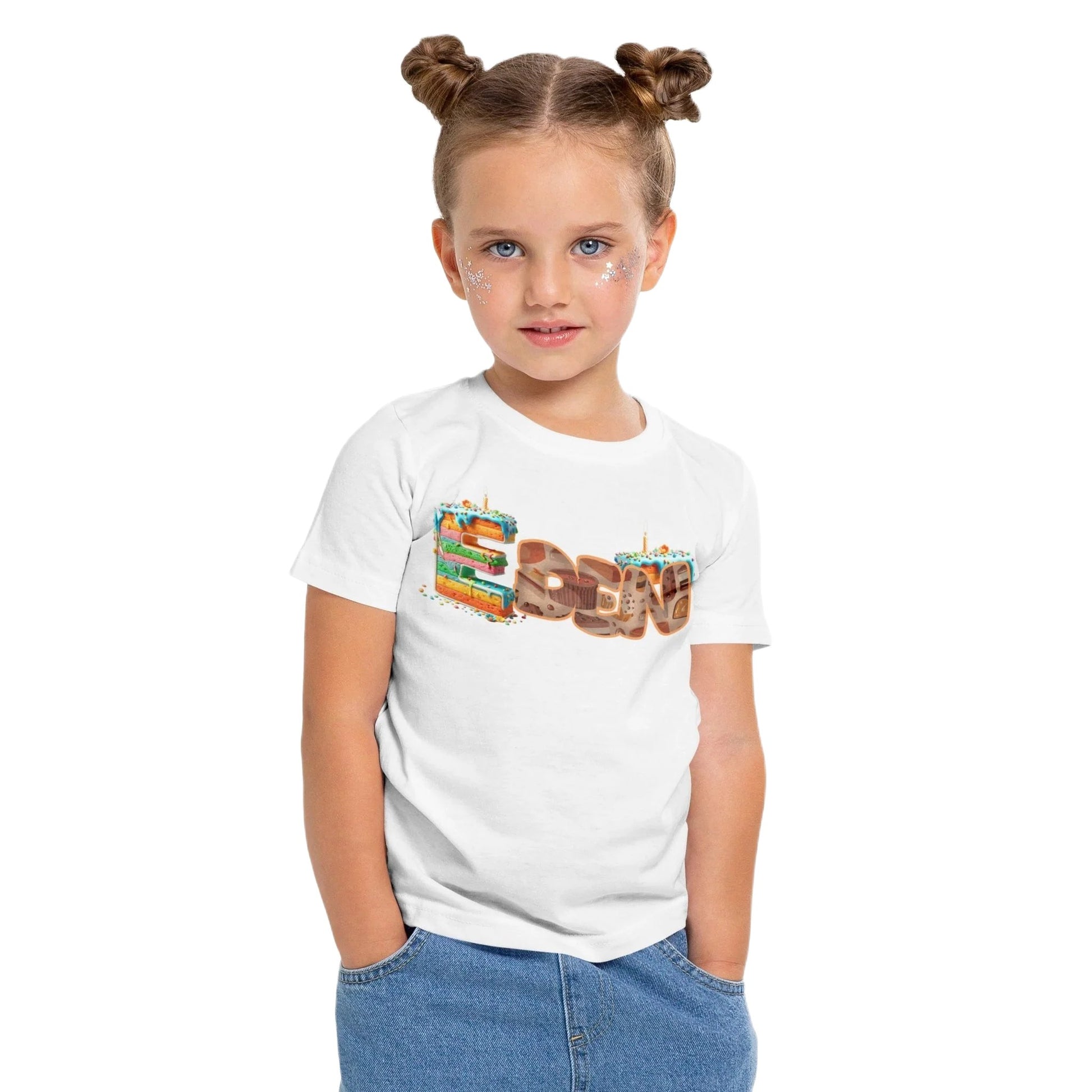 T shirt personnalisé gâteau pâtisserie - Le cadeau idéal pour les petites gourmandes ! - MiniLook