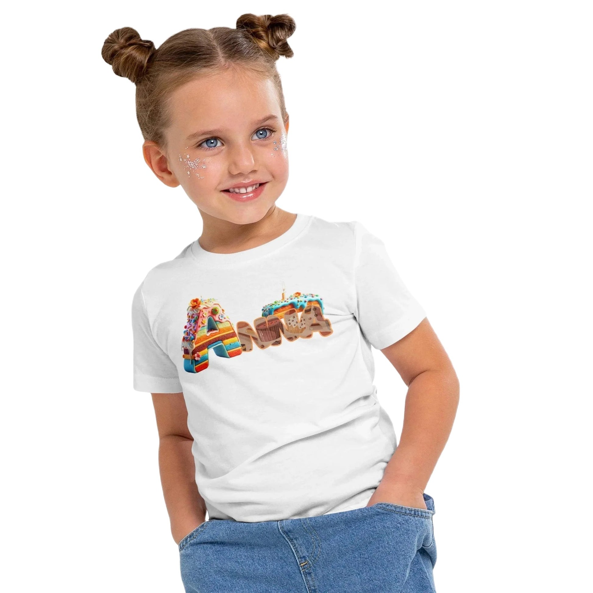 T shirt personnalisé gâteau pâtisserie - Le cadeau idéal pour les petites gourmandes ! - MiniLook