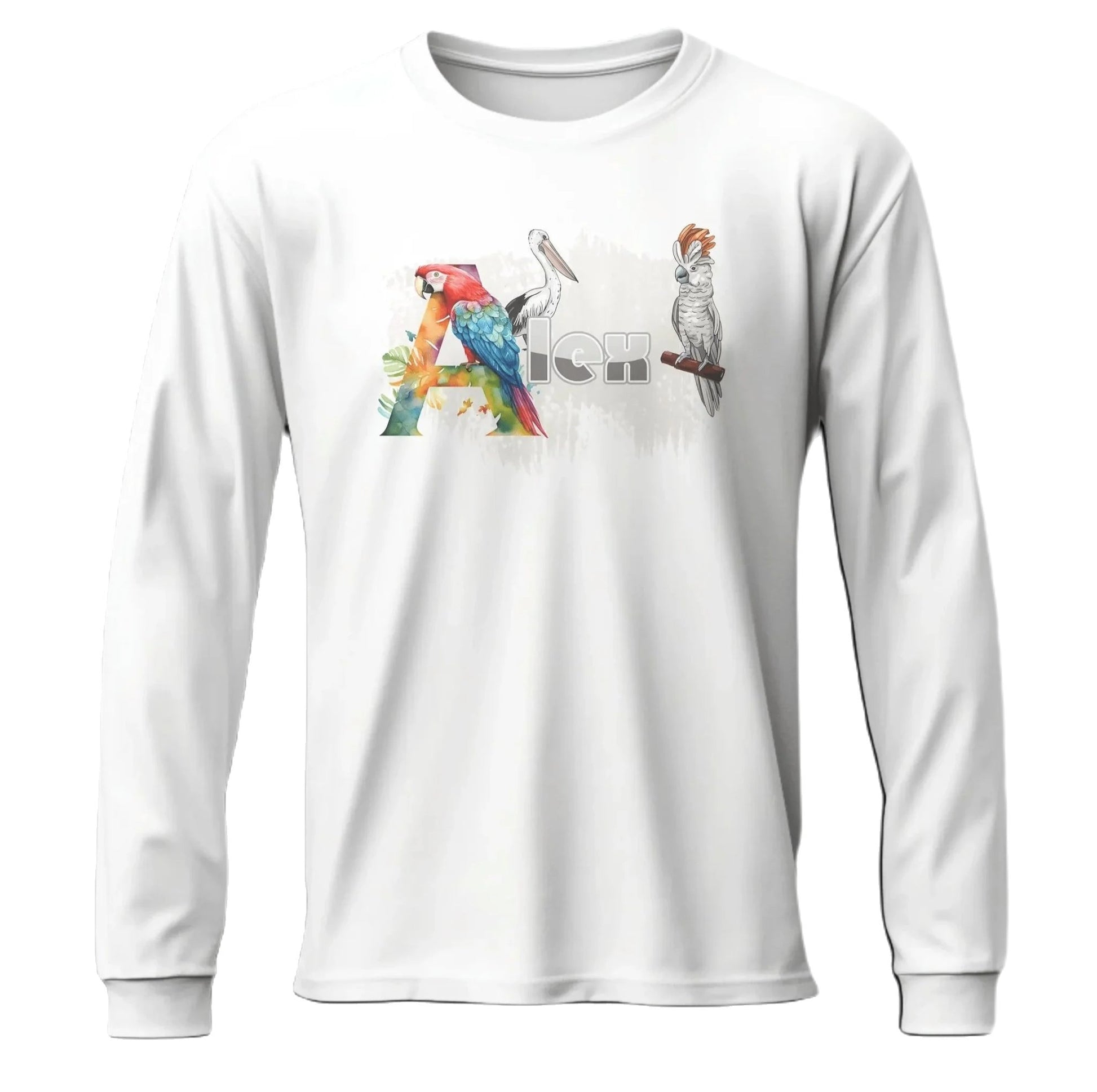 T shirt personnalisé – Motif perroquet et oiseau - MiniLook