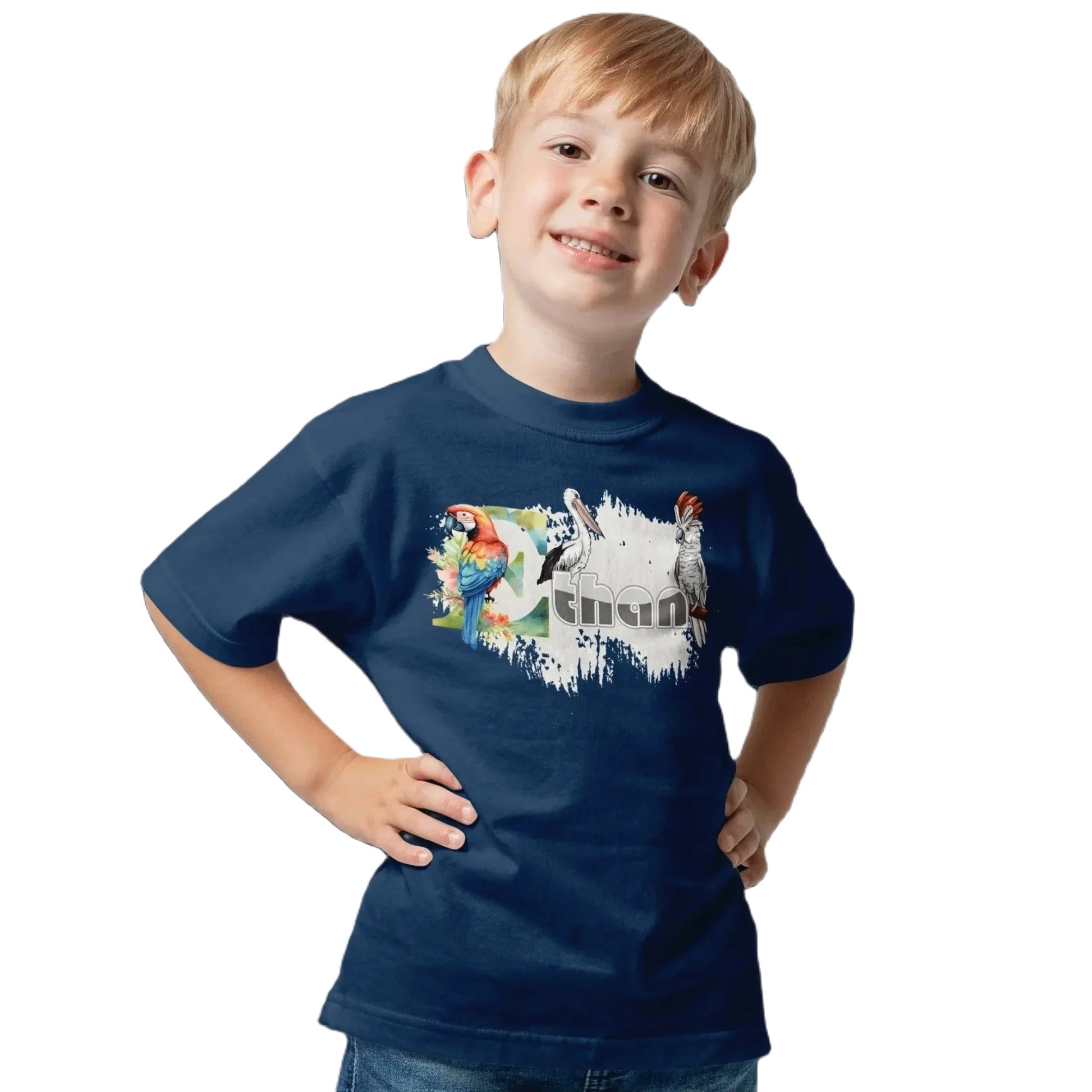 T shirt personnalisé – Motif perroquet et oiseau - MiniLook