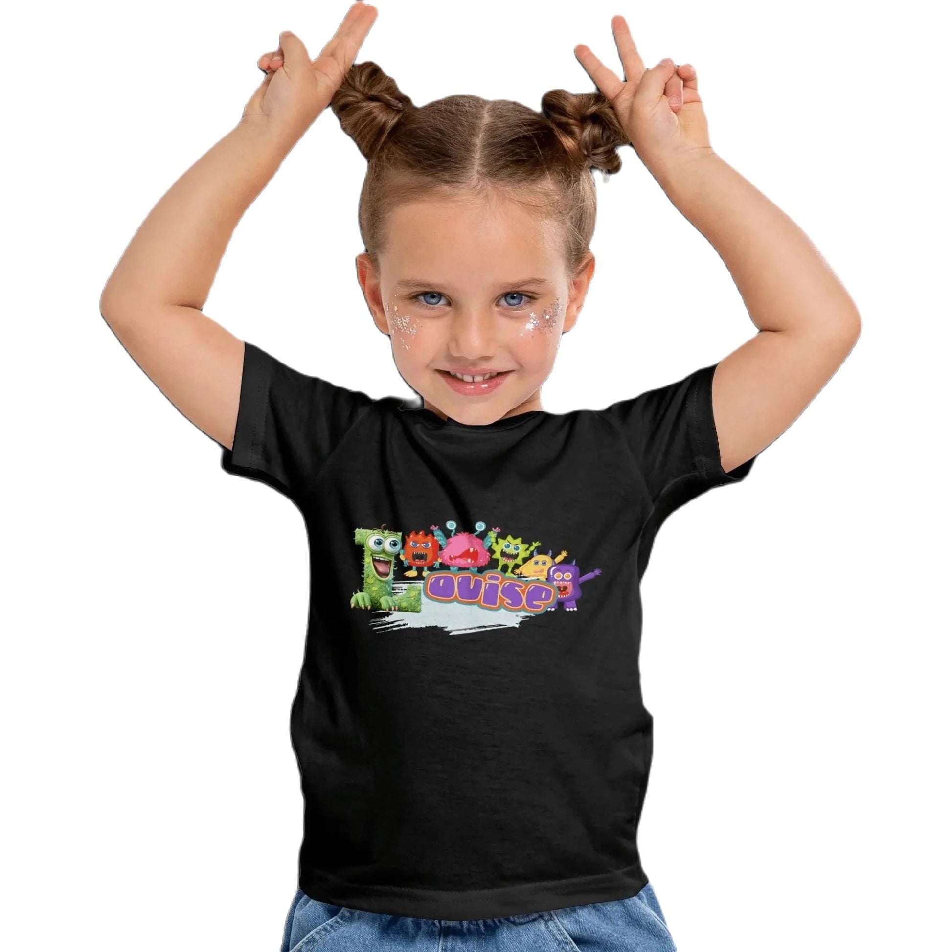 T shirt personnalisé pour enfant - Motifs de monstres avec prénom - MiniLook