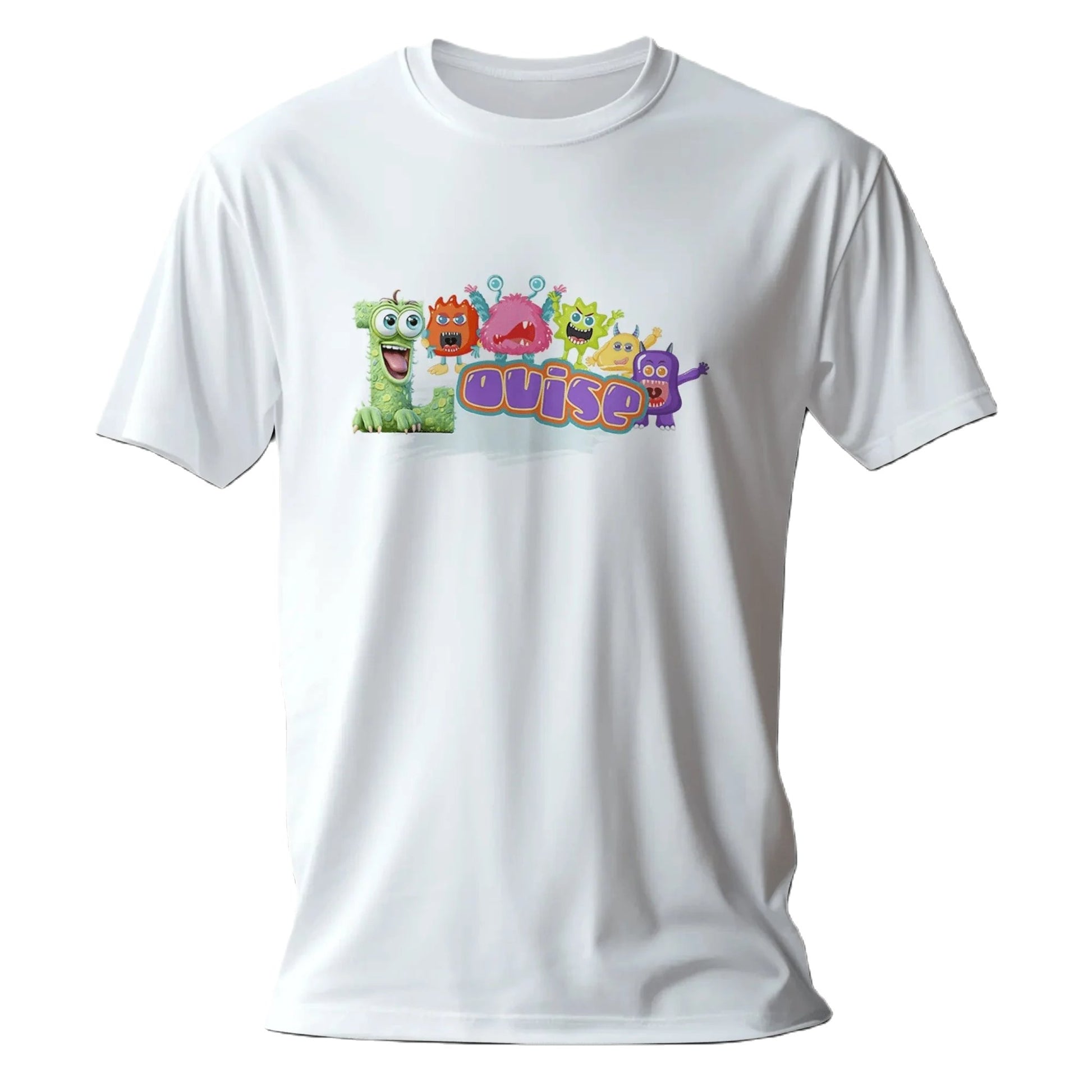 T shirt personnalisé pour enfant - Motifs de monstres avec prénom - MiniLook