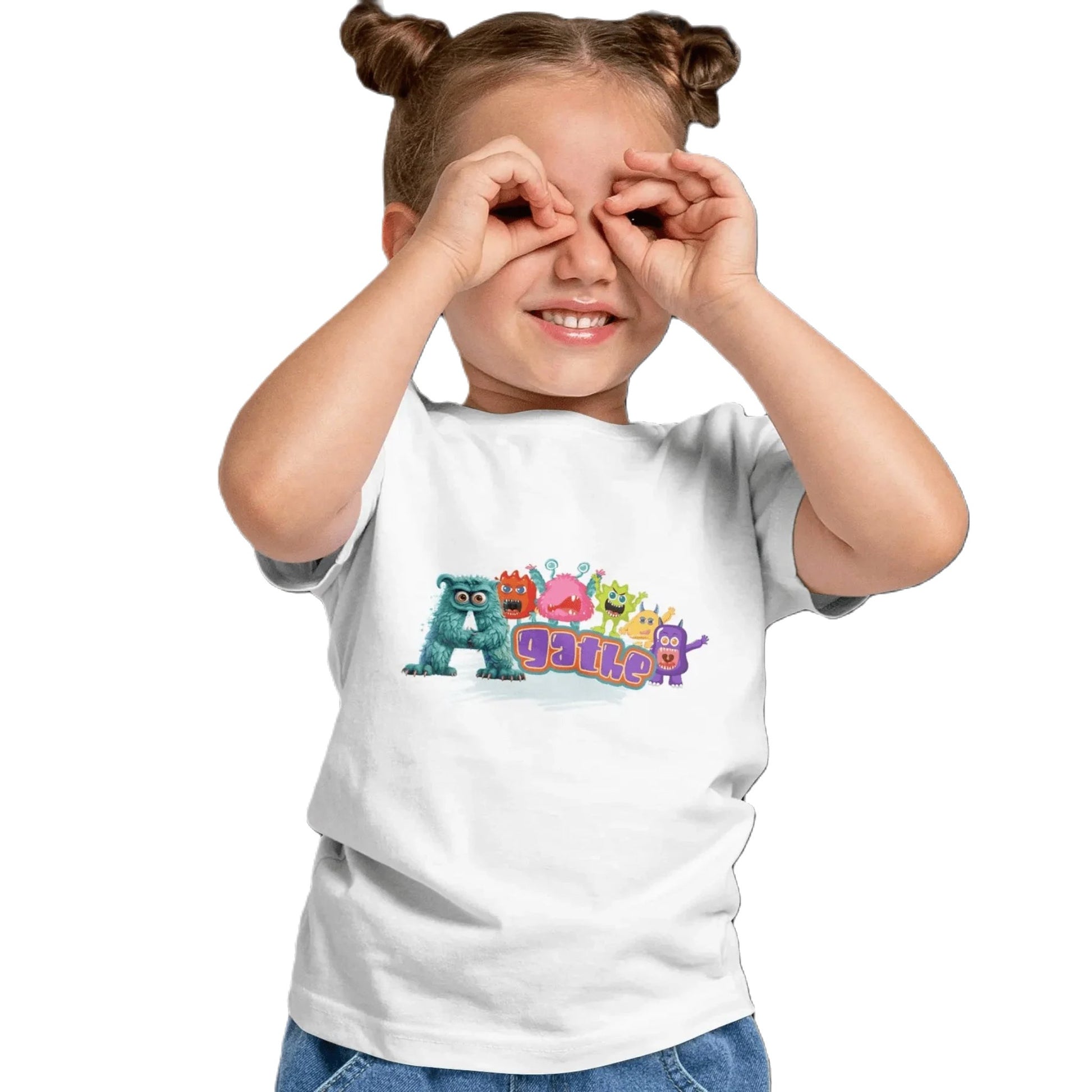 T shirt personnalisé pour enfant - Motifs de monstres avec prénom - MiniLook