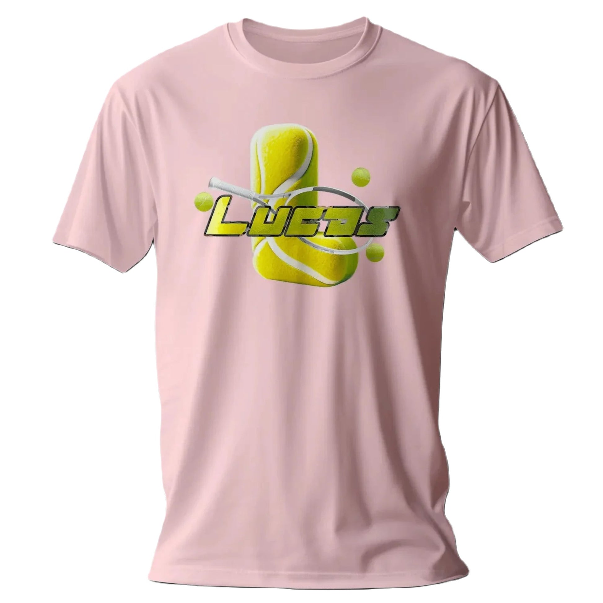 T shirt personnalisé pour enfants - Raquette de tennis avec initiale et prénom - MiniLook