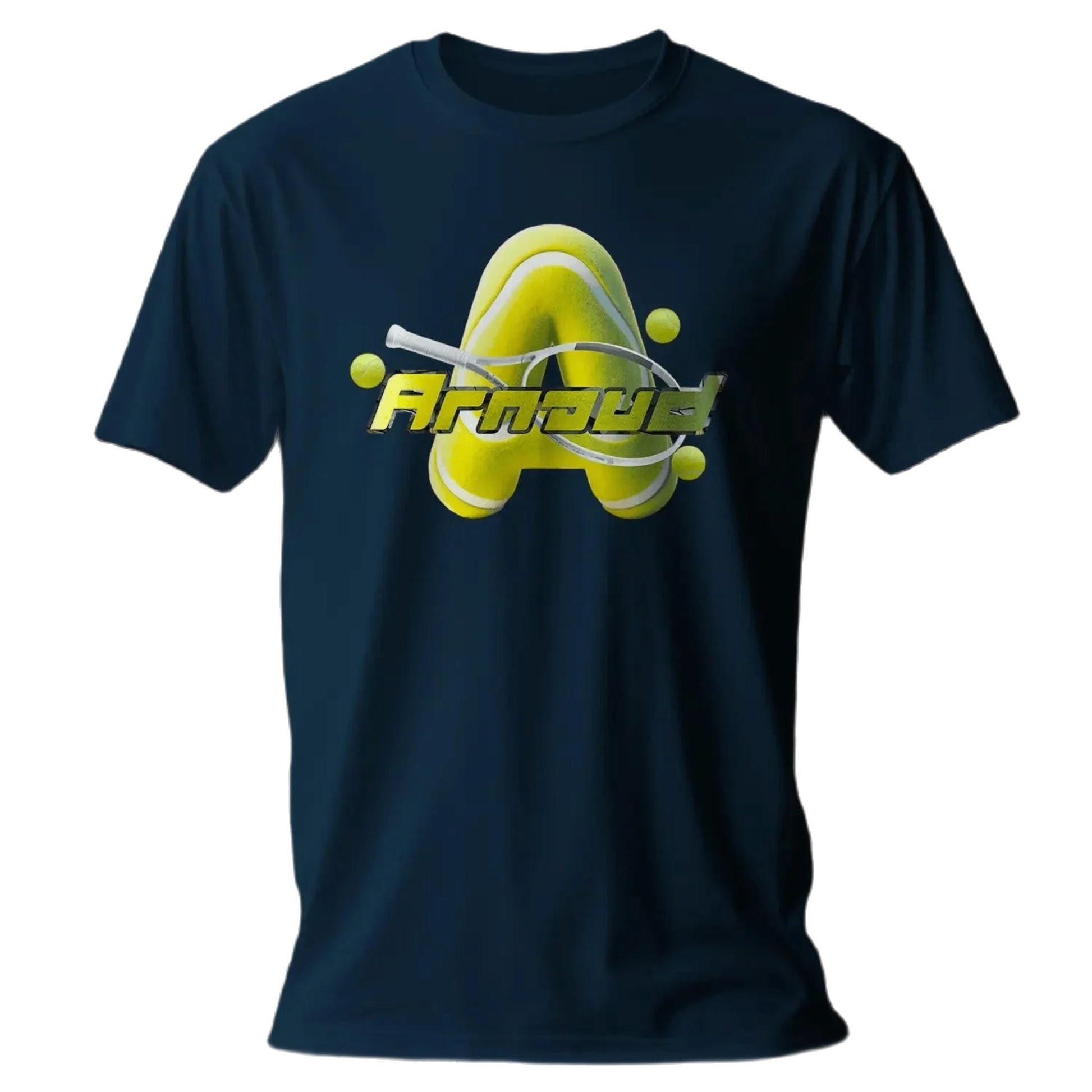 T shirt personnalisé pour enfants - Raquette de tennis avec initiale et prénom - MiniLook