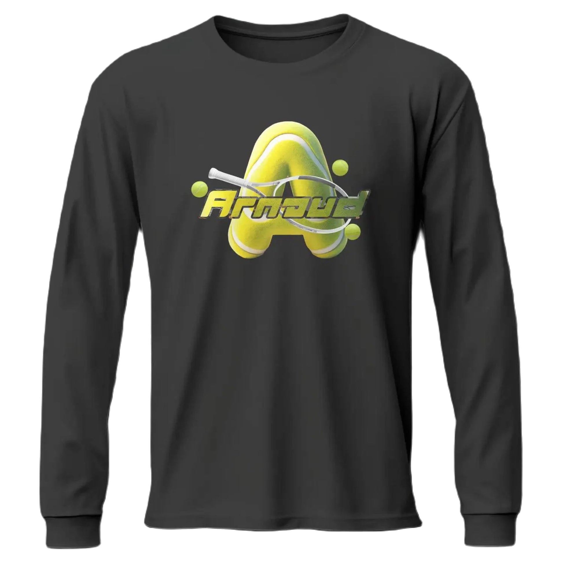 T shirt personnalisé pour enfants - Raquette de tennis avec initiale et prénom - MiniLook