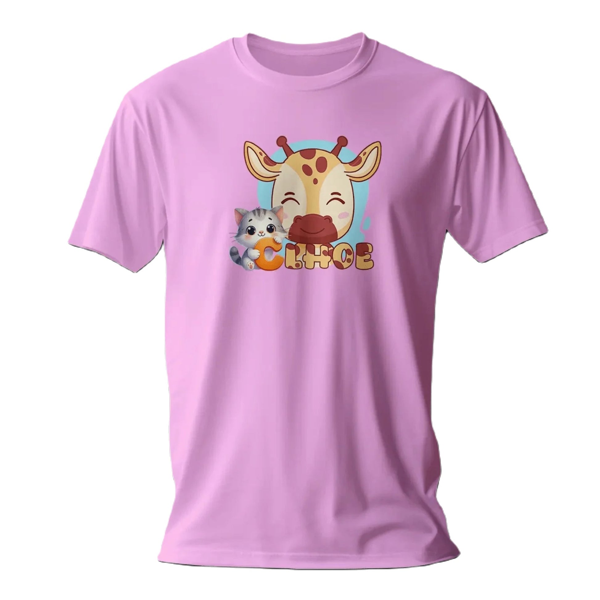 T shirt personnalisé pour fille - Motif vache avec prénom - MiniLook