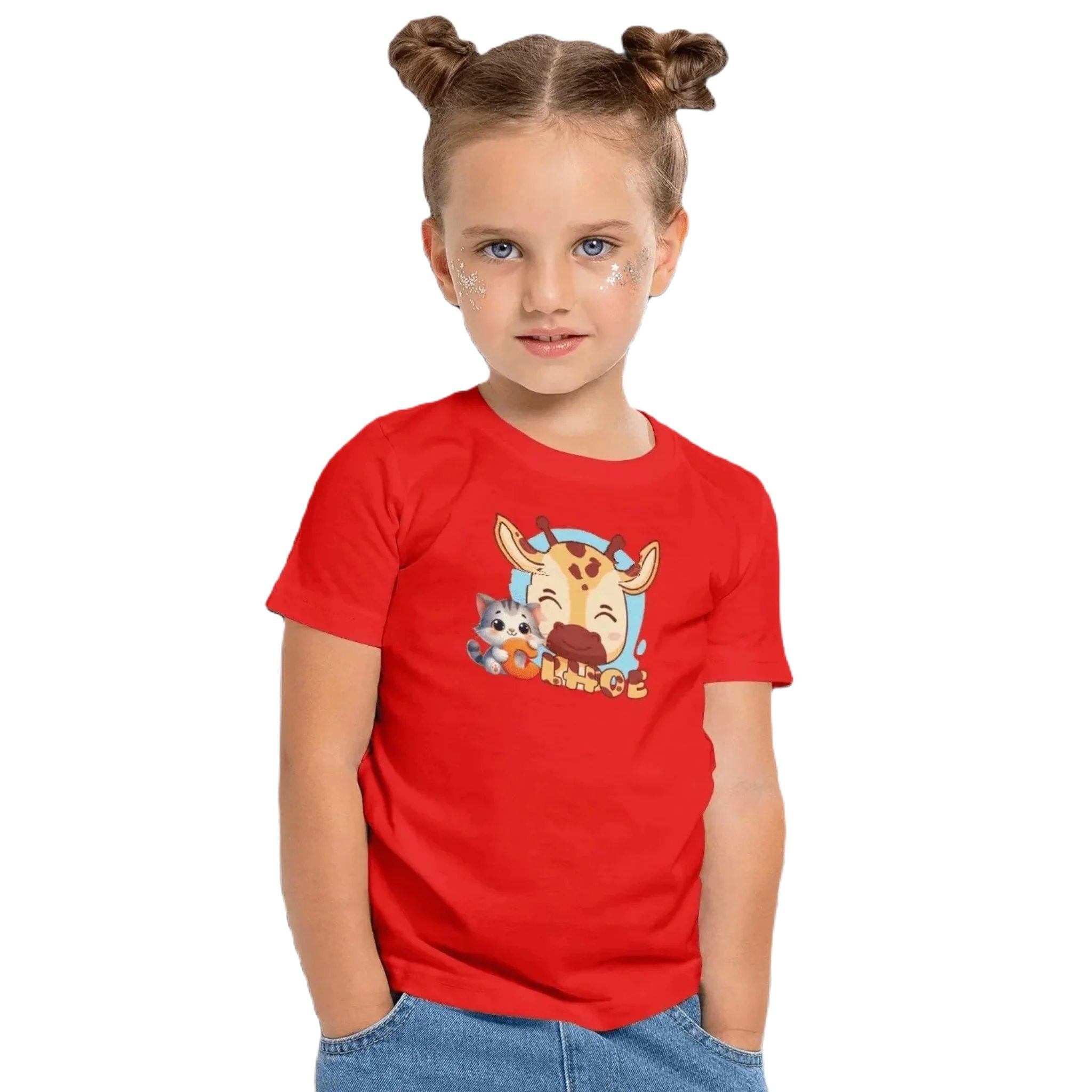 T shirt personnalisé pour fille - Motif vache avec prénom - MiniLook