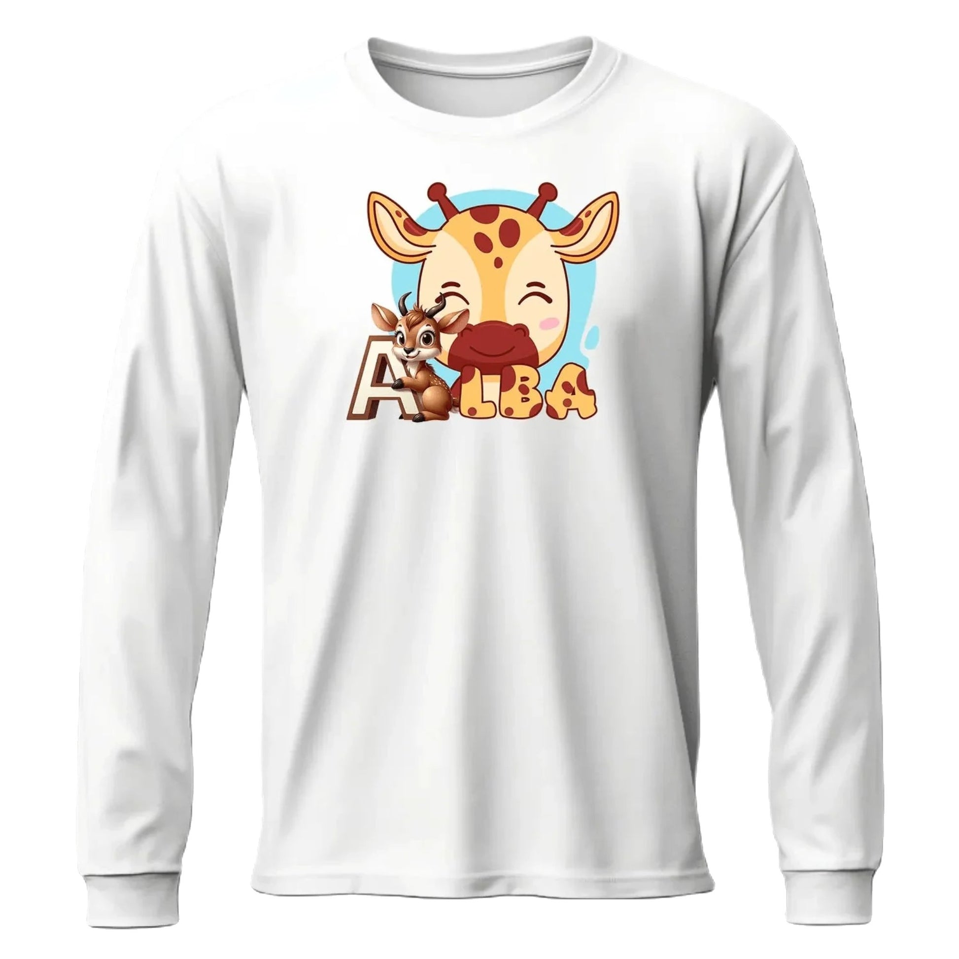 T shirt personnalisé pour fille - Motif vache avec prénom - MiniLook