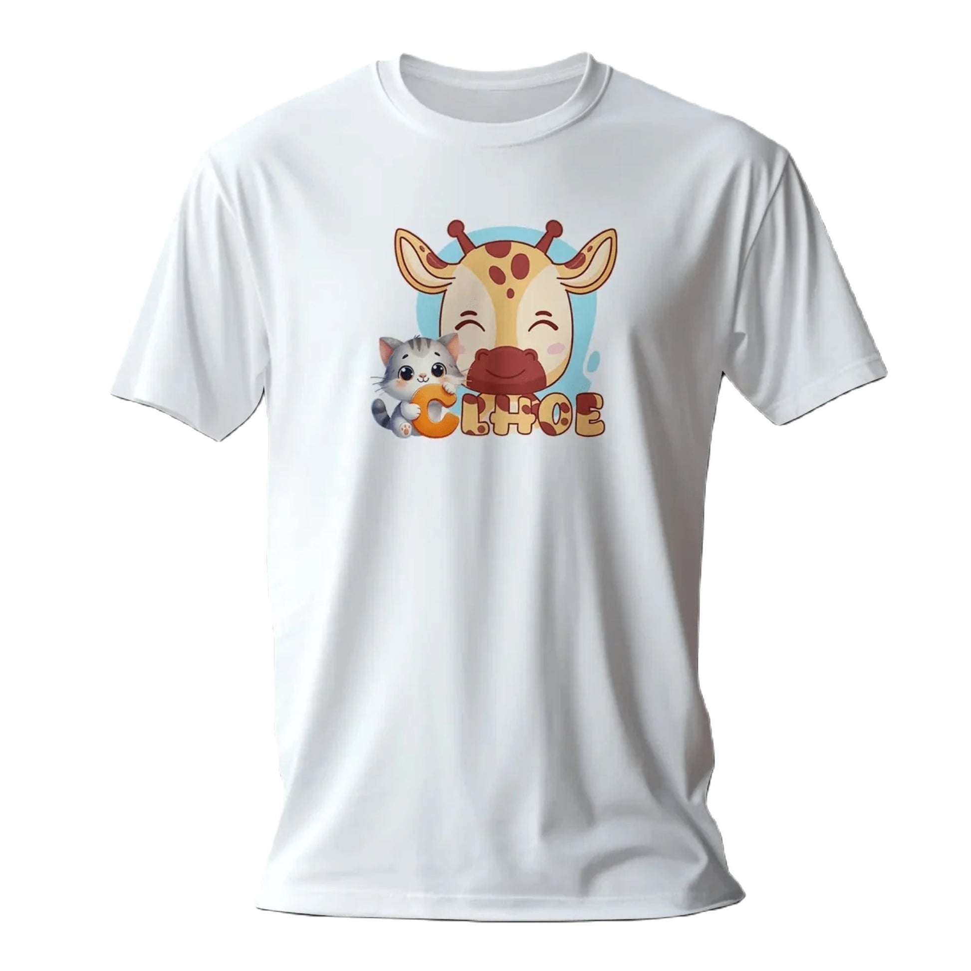 T shirt personnalisé pour fille - Motif vache avec prénom - MiniLook