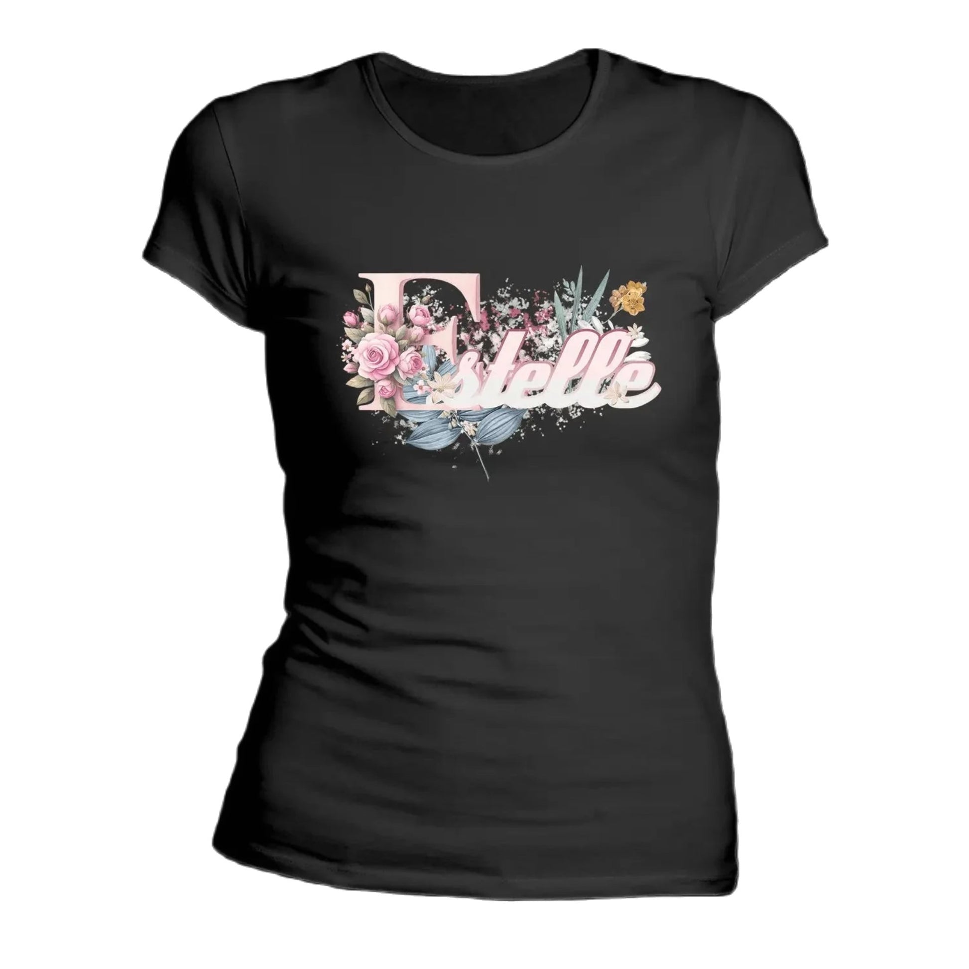 T shirt personnaliser femme – Prénom et design floral - MiniLook