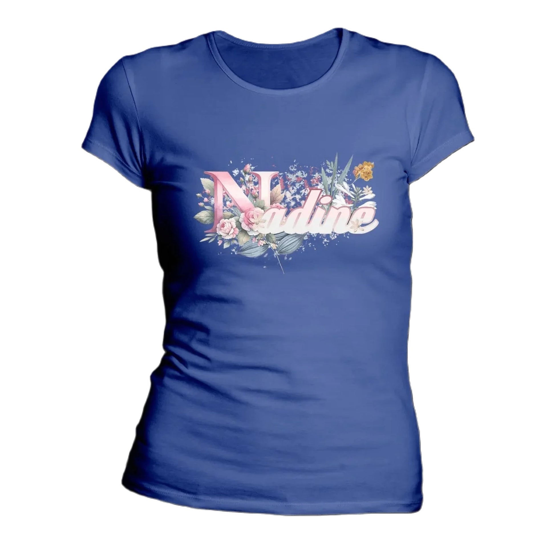 T shirt personnaliser femme – Prénom et design floral - MiniLook