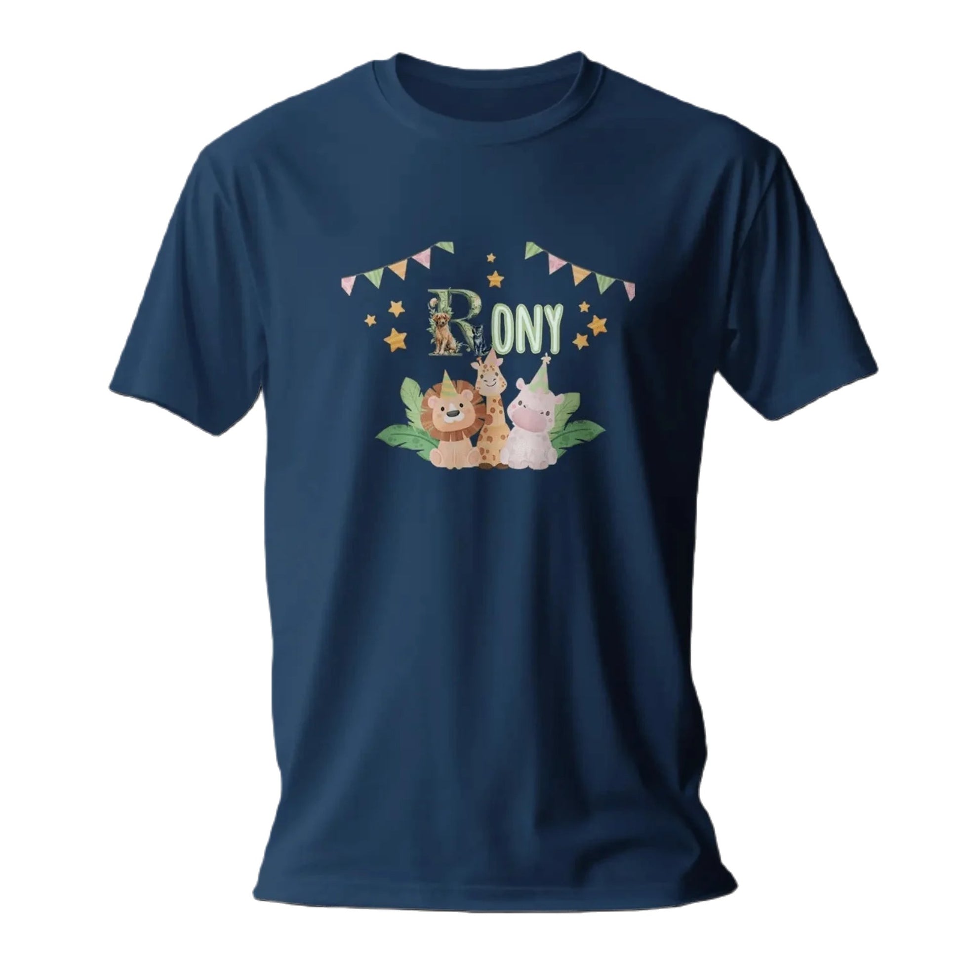 T shirt personnaliser pour enfants - Animaux et anniversaire avec prénom - MiniLook