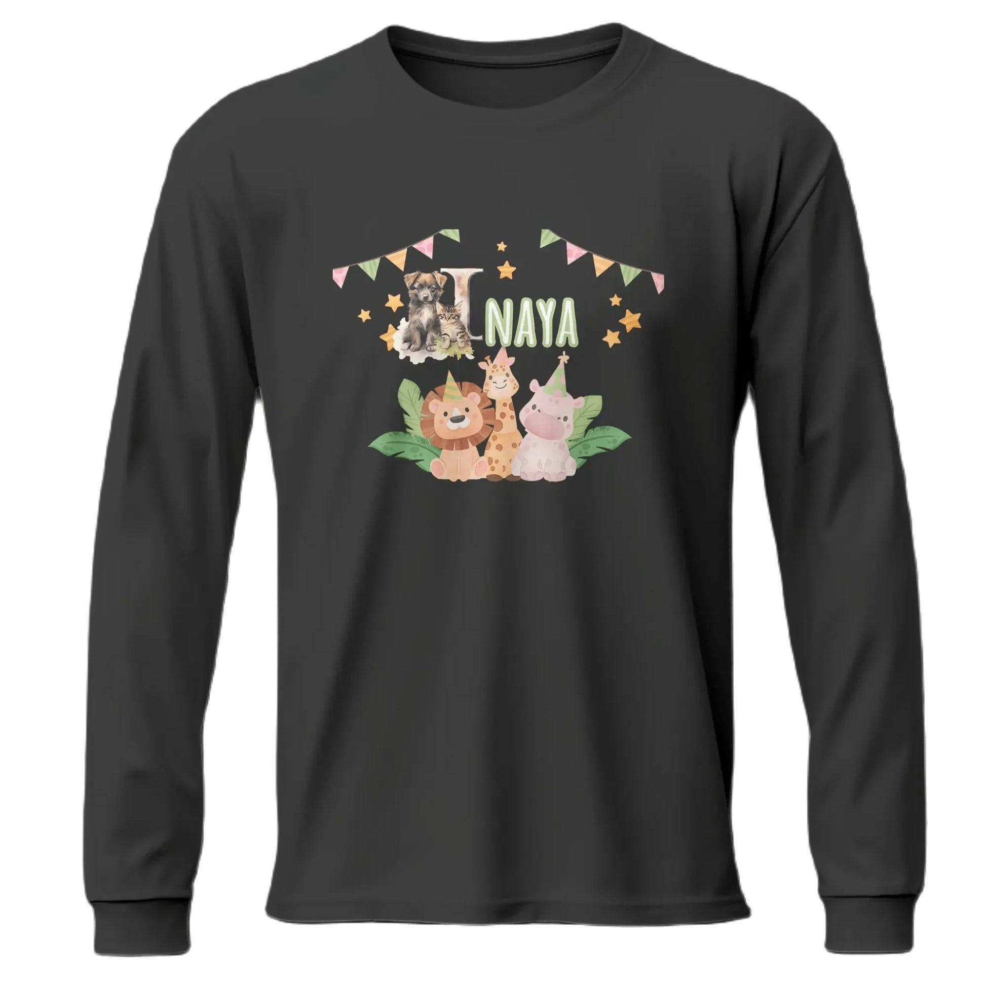 T shirt personnaliser pour enfants - Animaux et anniversaire avec prénom - MiniLook