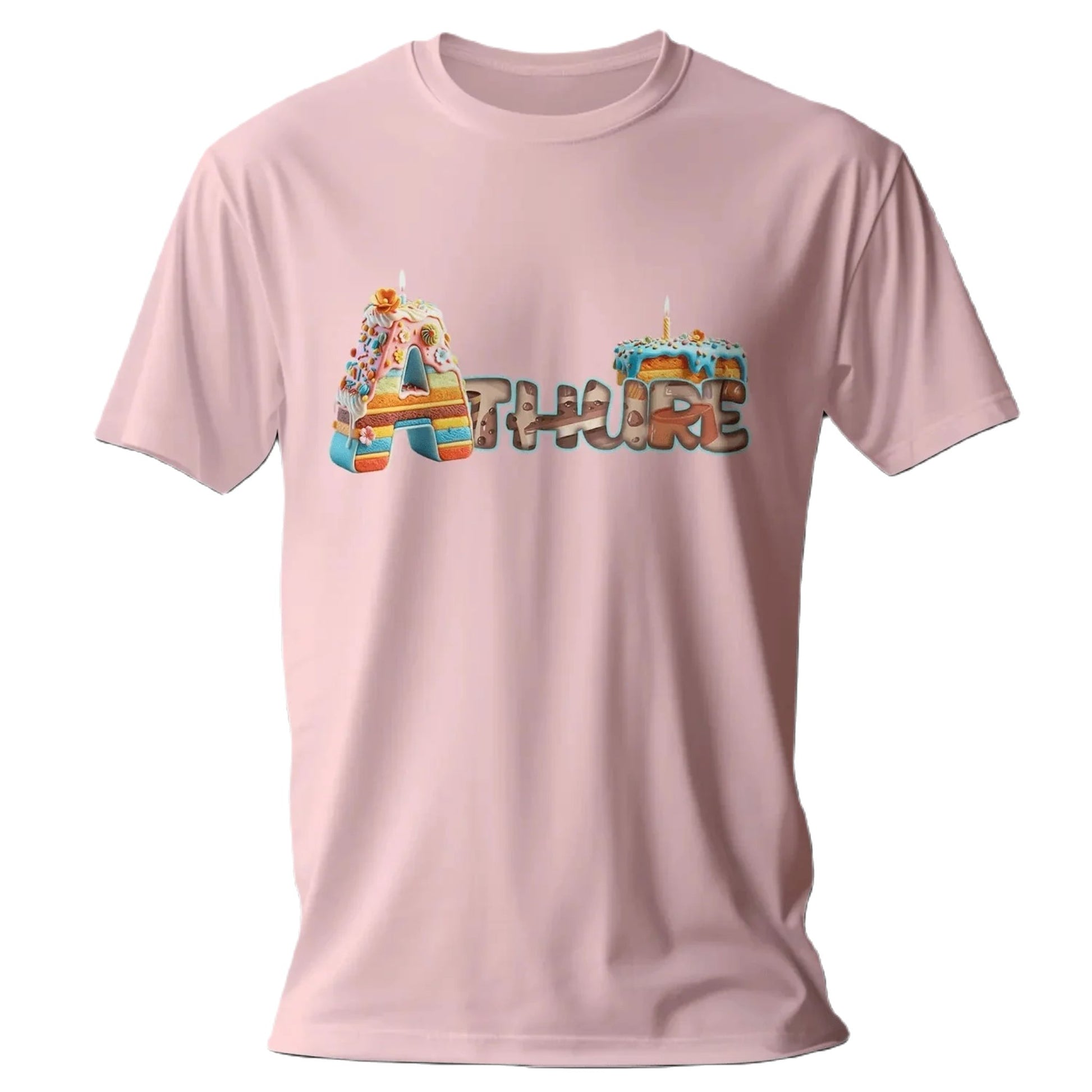 T shirt personnaliser pour garçon - Café et pâtisserie avec prénom et initiale - MiniLook