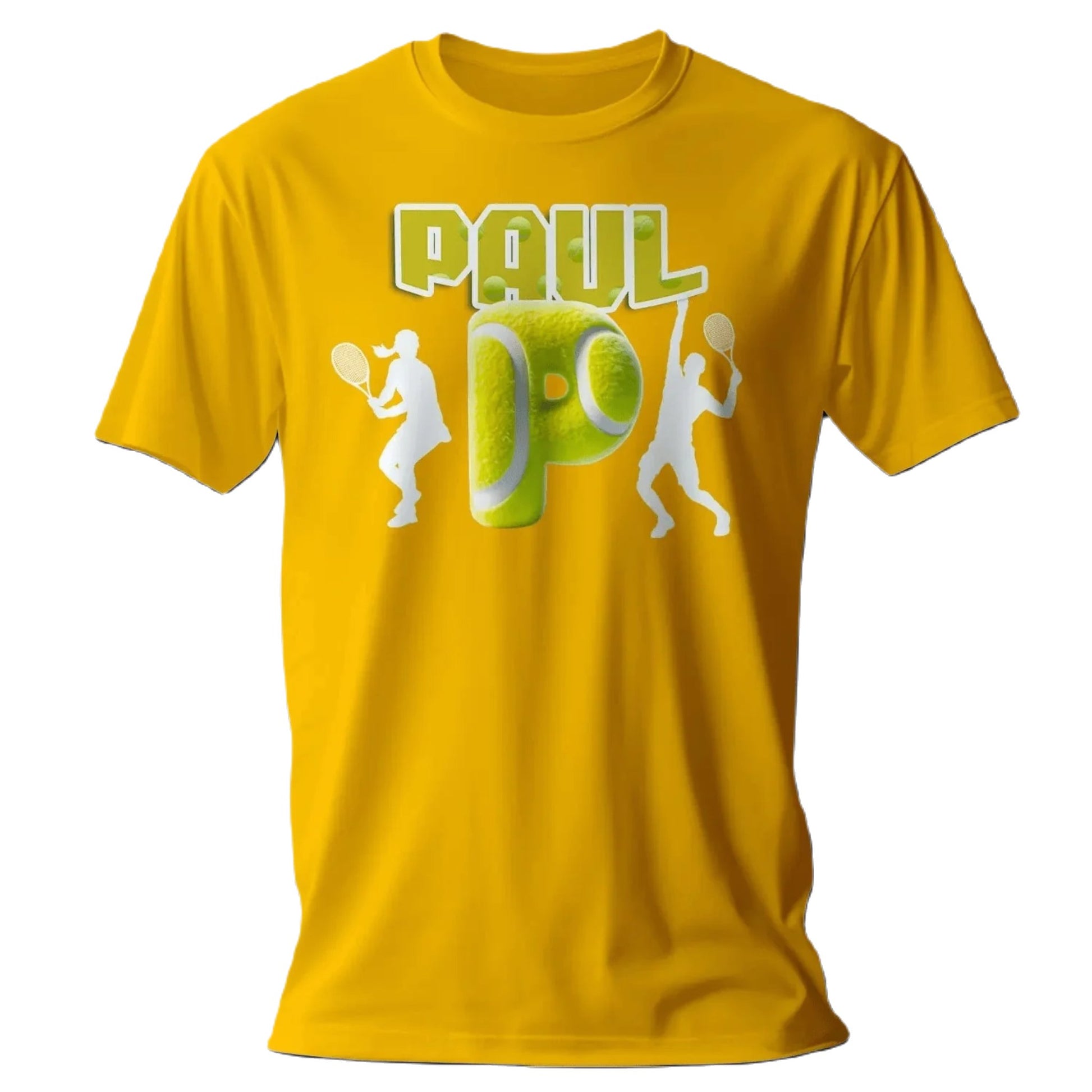 T shirt personnaliser pour homme - Balle de tennis avec prénom et initiale - MiniLook